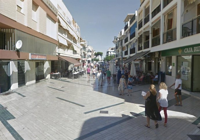 Calle Ancha de Punta Umbría (Huelva).