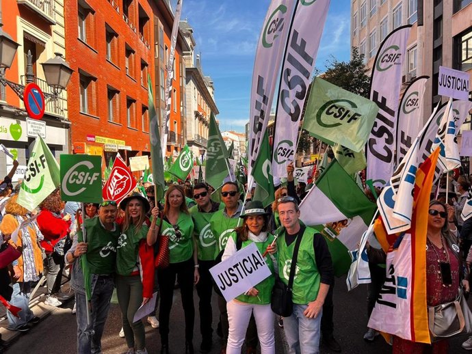 CSIF indica que "nueve de cada diez" funcionarios de Justicia en Andalucía han secundado la huelga este miércoles.