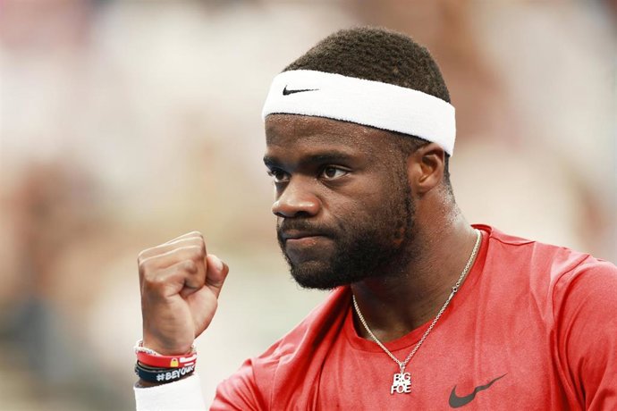 Archivo - El tenista estadounidense Frances Tiafoe celebra un punto durante un torneo