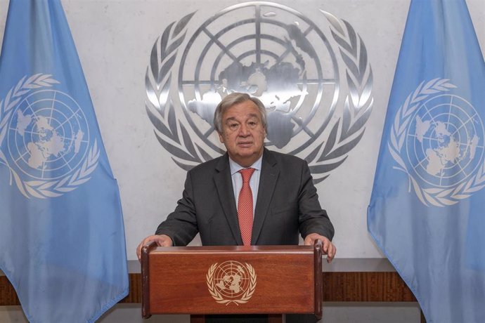 Archivo - El secretario general de Naciones Unidas, António Guterres