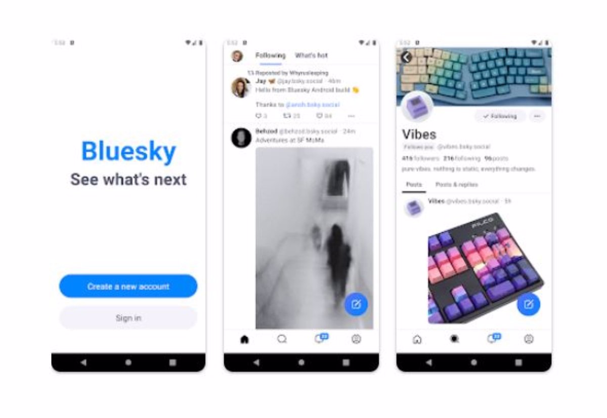 La beta cerrada de Bluesky, la app alternativa a Twitter, llega a Android