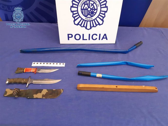 Armas incautadas