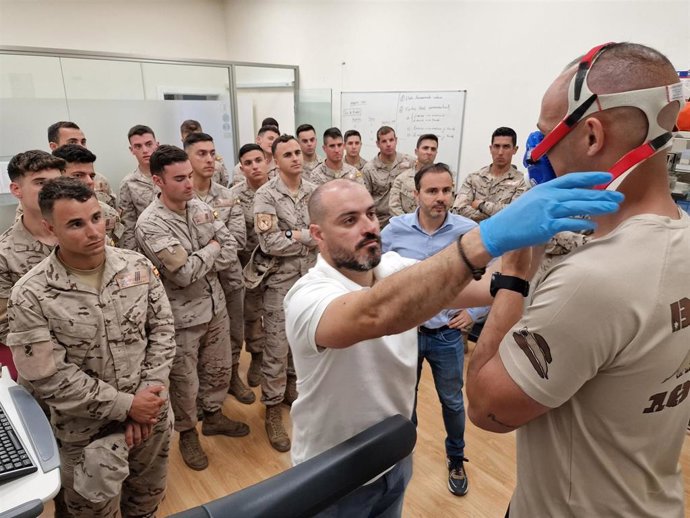 Inicio del proyecto de entre la Escuela de Infantería de Marina General Albacete y Fuster de Cartagena y el Centro de Investigación en Alto Rendimiento Deportivo de la UCAM que tiene como objetivo optimizar el entrenamiento físico de los militares.