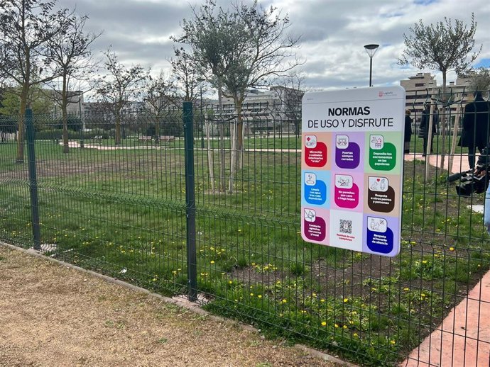 Se abren ya las dos primeras zonas de esparcimiento canino en Logroño