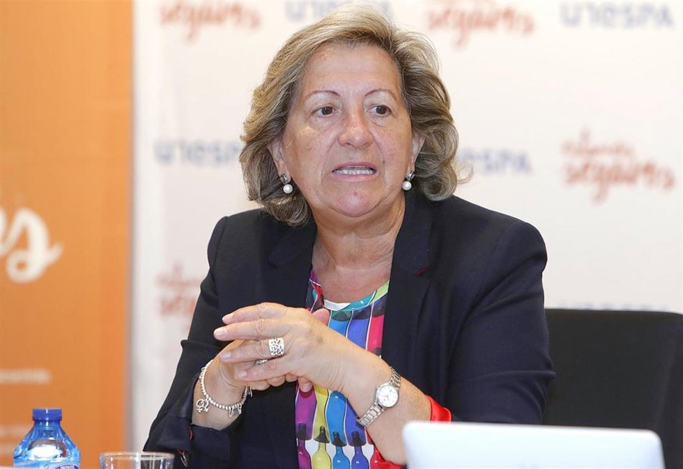 Archivo - La presidenta de Unespa, Pilar González de Frutos. 