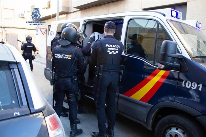 Imagen del operativo desarrollado por la Policía Nacional