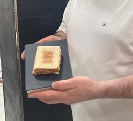 El pastel conmemorativo del Día del Libro.