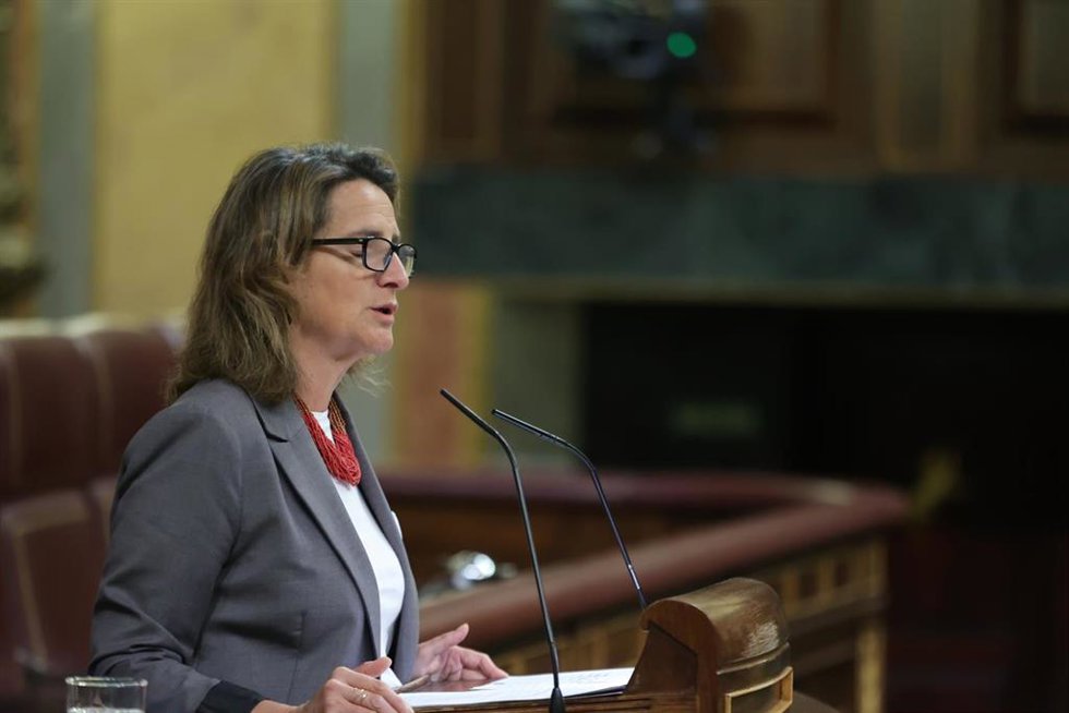 La vicepresidenta tercera y ministra de la Transición Ecológica y Reto Demográfico, Teresa Ribera