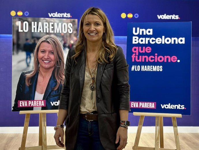La presidenta de Valents i candidata a l'alcaldia de Barcelona, Eva Parera