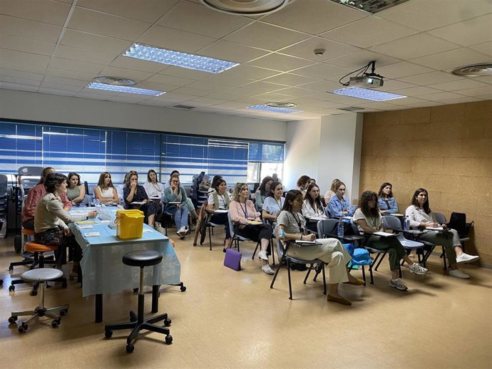 Asistentes al curso de especialización para abordar la alergia a himenópteros.