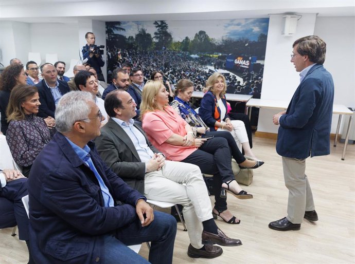 El alcalde de Madrid, y candidato del PP para la reelección, José Luis Martínez Almeida.