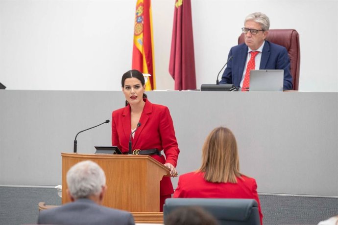 La portavoz del Partido Popular de la Región de Murcia, Miriam Guardiola