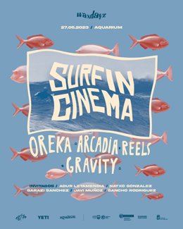 Cartel del Waxdayz Surfin Cinema,
