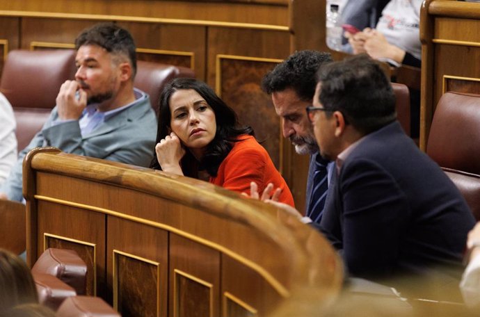 La portavoz de Ciudadanos en el Congreso, Inés Arrimadas.