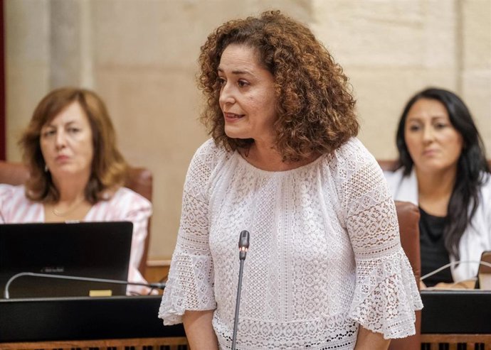 Archivo - Inmaculada Nieto en el Parlamento.
