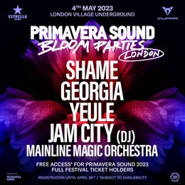 Cartell de la Bloom Party
