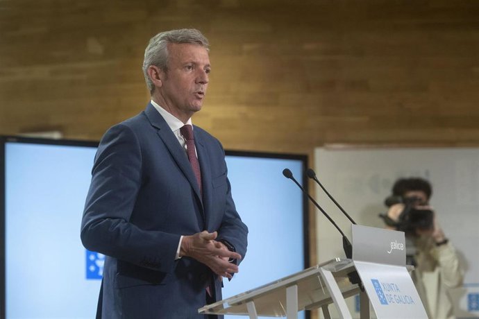 O presidente da Xunta, Alfonso Rueda, comparecerá para dar conta dos asuntos acordados na reunión do Consello da Xunta.