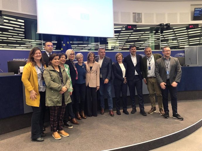 La nueva subcomisión de Salud Pública del Parlamento Europeo celebra su primera reunión. A 20 de abril de 2023, en Bruselas (Bélgica).