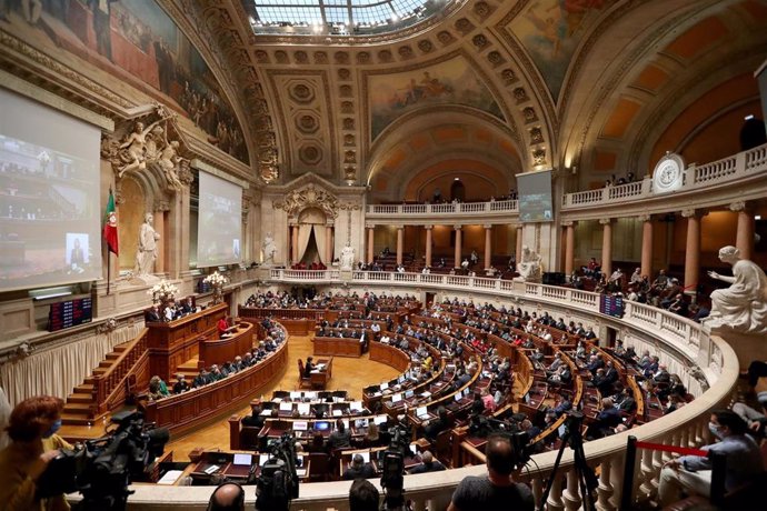 Archivo - Vista general de la Asamblea de la República de Portugal