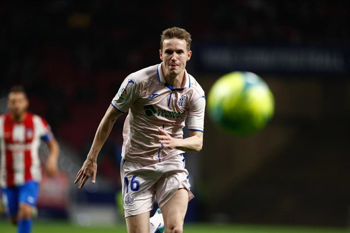 Archivo - El checo Jakub Jankto, con el Getafe.