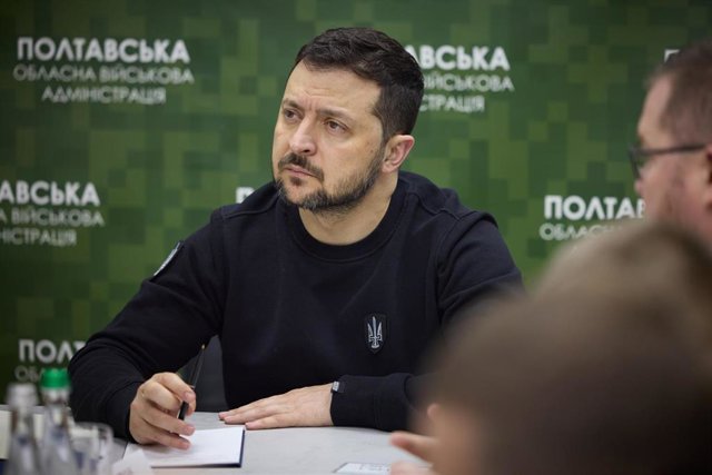 Volodimir Zelenski, presidente de Ucrania