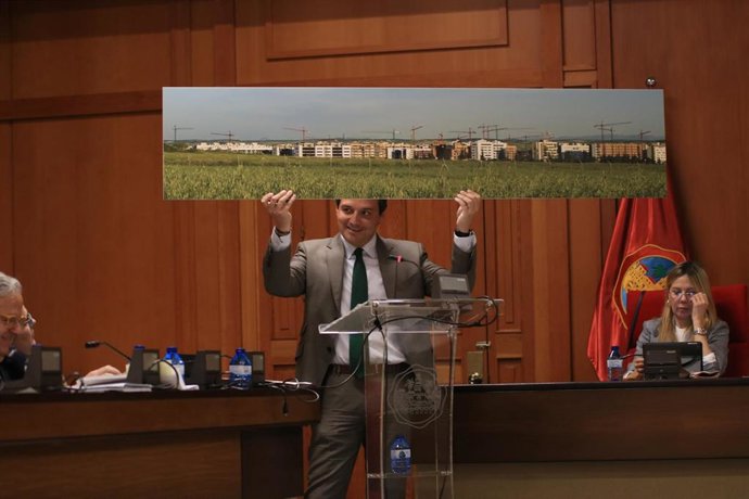 El alcalde de Córdoba, José María Bellido, en el Debate sobre el Estado de la Ciudad.