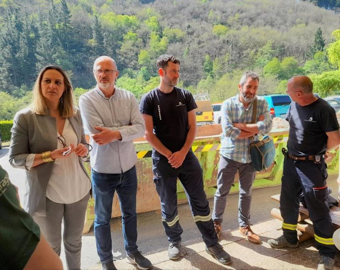 Rita Camblor, a la izquierda