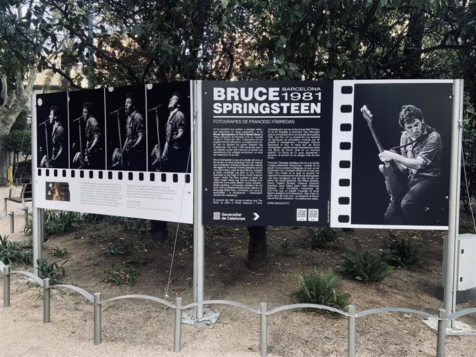 Exposición 'Bruce Springsteen. Barcelona 1981' en el Palau Robert