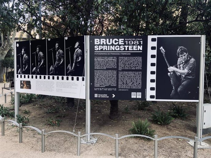 Exposició 'Bruce Springsteen. Barcelona 1981' en el Palau Robert