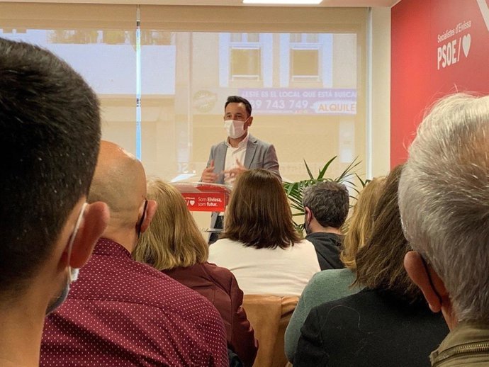 Archivo - Secretario general de la Agrupación Socialista de Ibiza, rafa Ruiz