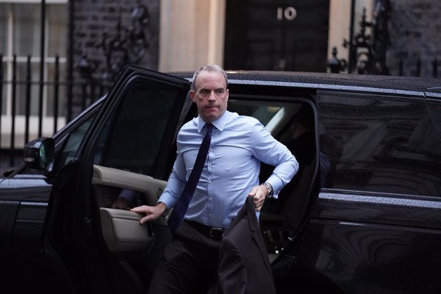 Archivo - El vice primer ministro de Reino Unido, Dominic Raab.