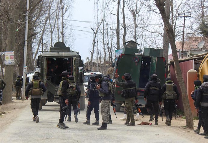 Archivo - Fuerzas de Seguridad de India en el estado de Jamu y Cachemira