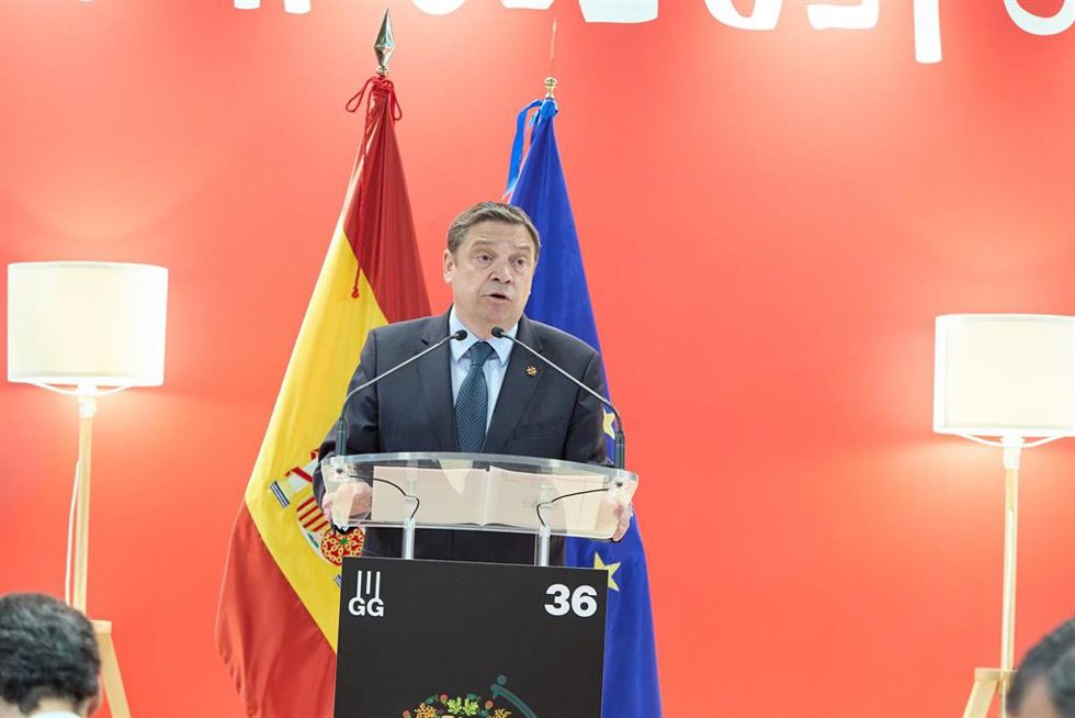 El ministro de Agricultura, Pesca y Alimentación, Luis Planas, interviene en la inauguración de la 36 Edición del Salón Gourmets 2023 en Madrid, en IFEMA de Madrid, 