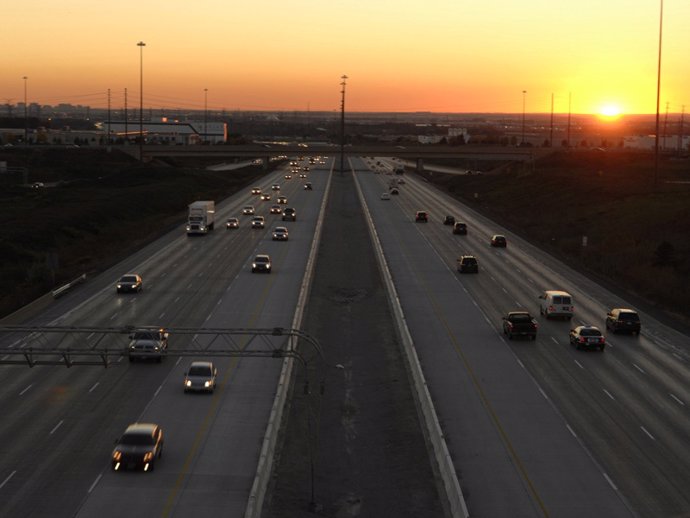 Archivo - La autopista 407 ETR que Cintra (Ferrovial) explota en Toronto (Canadá)