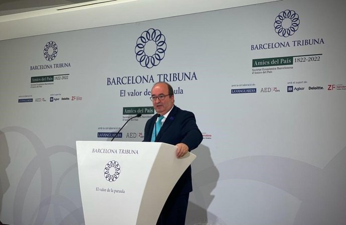 El ministre de Cultura i Esport, Miquel Iceta