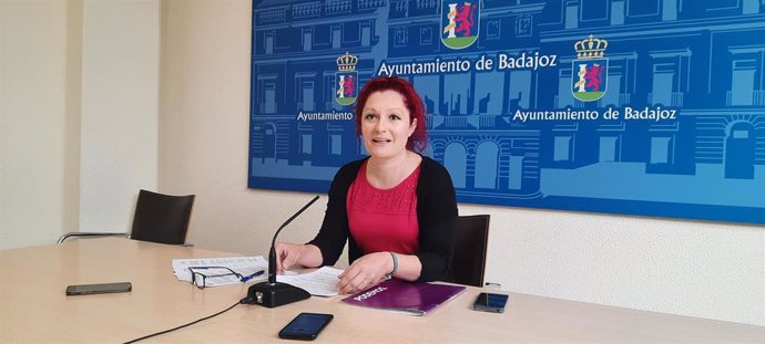 La concejala de Podemos en el Ayuntamiento de Badajoz, Erika Cadenas