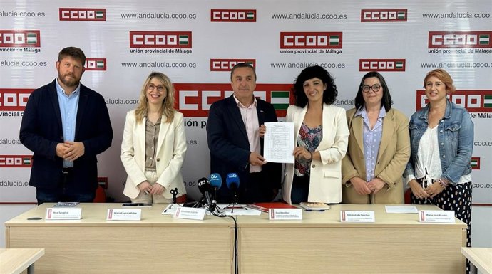 Con Málaga ha iniciado una ronda de diálogo para el plan 'Málaga me cuida' cuyo primer interlocutor ha sido el sindicato CCOO.