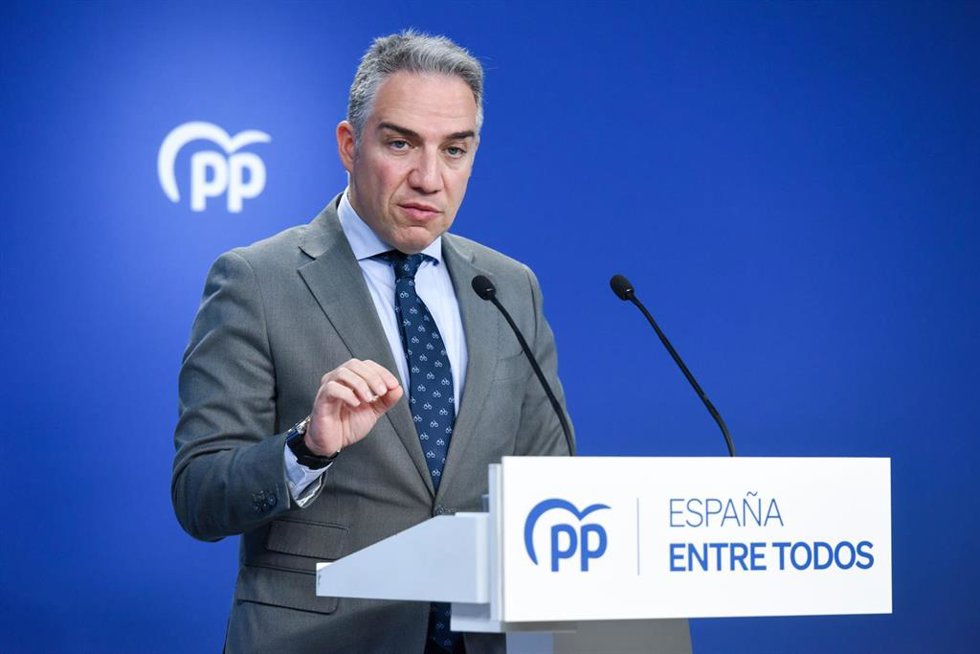 Archivo - El coordinador general del Partido Popular, Elías Bendodo
