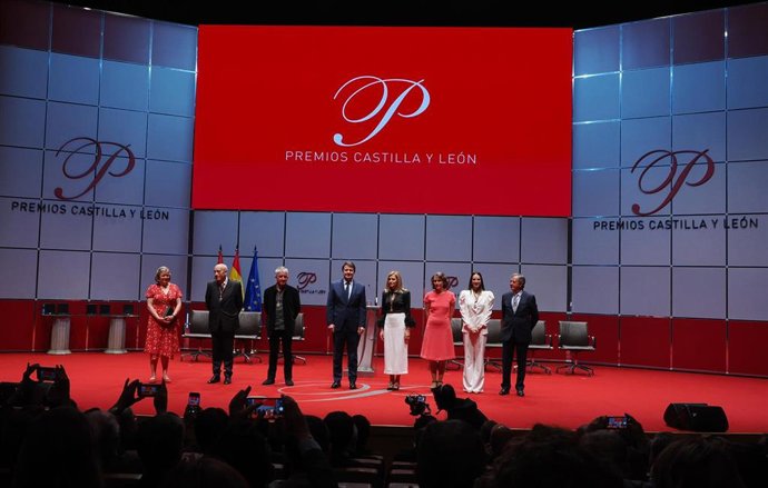 Un momento de la entrega de los Premios Castilla y León 2022