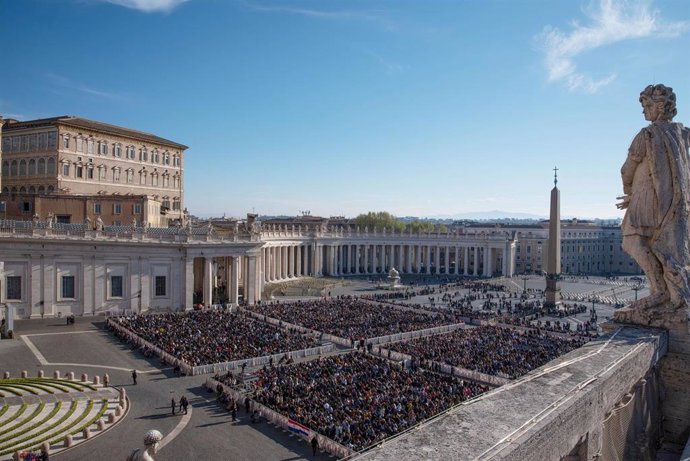 Plaza de San Pedro en el Vaticano