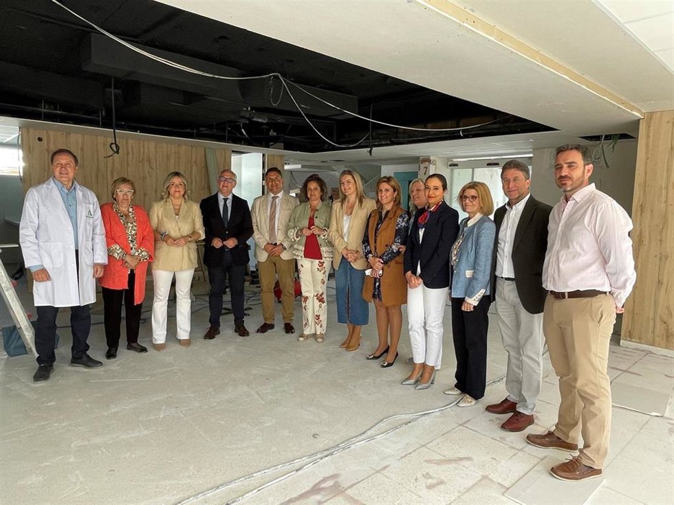Visita al centro de salud de Baeza.
