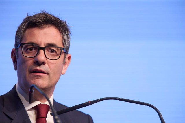 El ministro de la Presidencia, Relaciones con las Cortes y Memoria Democrática, Félix Bolaños