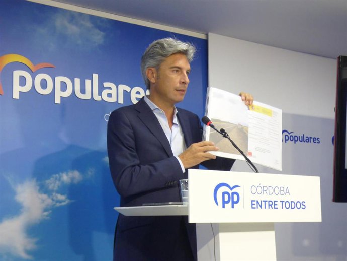 El portavoz de Transportes, Movilidad y Agenda Urbana del PP en el Congreso de los Diputados y diputado cordobés, Andrés Lorite.