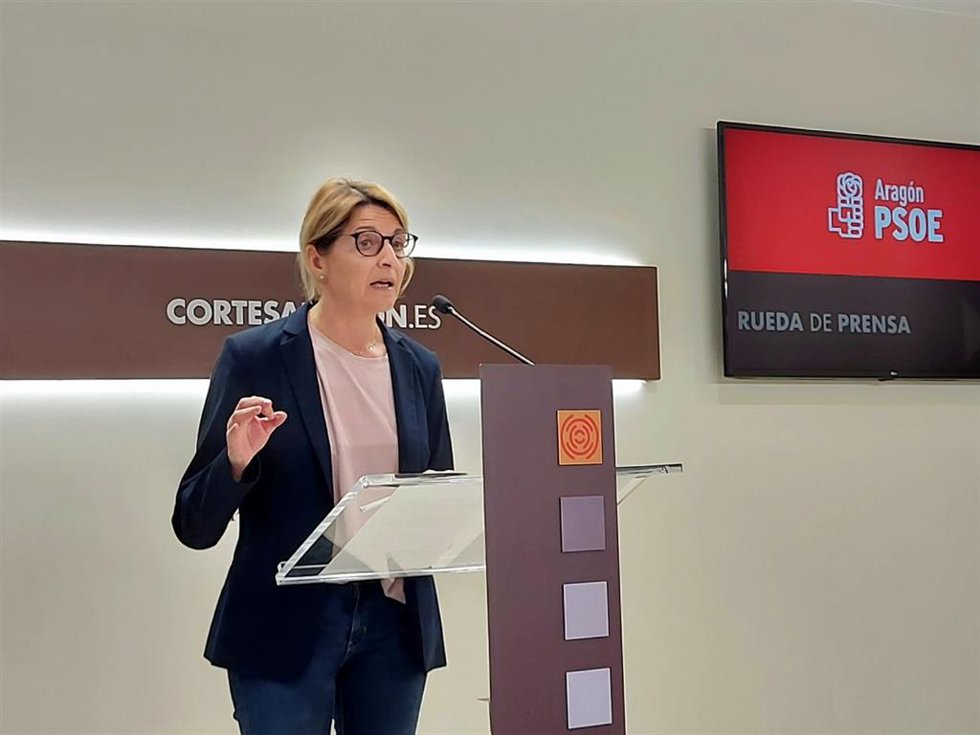 La diputada portavoz socialista de Ciudadanía y Derechos Sociales del PSOE en las Cortes de Aragón, Pilimar Zamora.