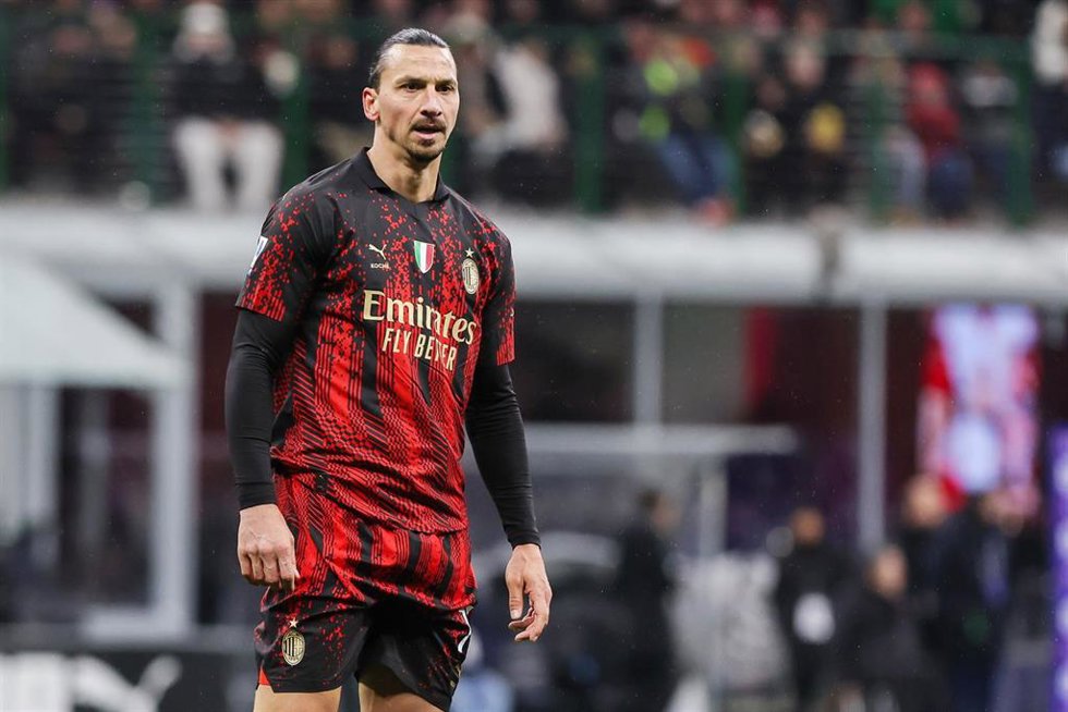 Archivo - Zlatan Ibrahimovic of AC Milan during the Italian championship Serie A football match between AC Milan and Atalanta BC on February 26, 2023 at San Siro Stadium in Milan, Italy - Photo Fabrizio Carabelli / LiveMedia / DPPI
