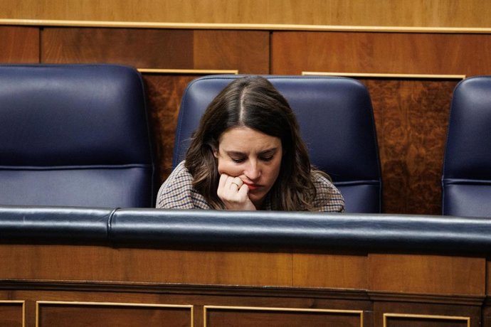 Archivo - La ministra de Igualdad, Irene Montero