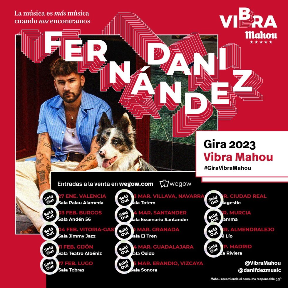 Gira de Dani Fernández