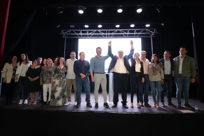 Presentación del candidato del PP a la Alcaldía de Turre, en Almería, encabezada por Arturo Grima.