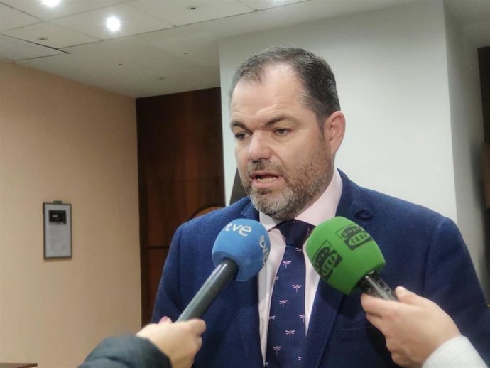 Archivo - Carlos Paniceres, el gerente de Transinsa y presidente de la Cámara de Comercio de Oviedo.