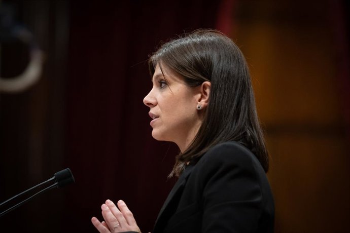Archivo - La secretria general adjunta i portaveu d'ERC, Marta Vilalta